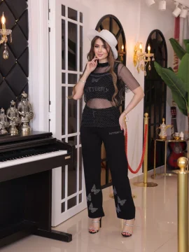 تريننج 3 قطع كريستال (butterfly)